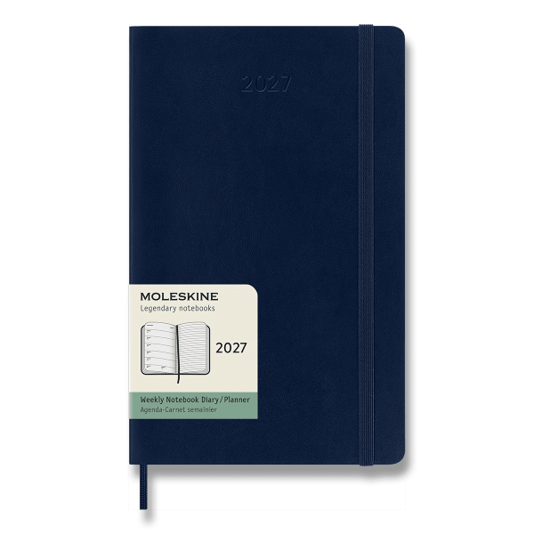 Moleskine Kalender 2027 – Softcover, Größe L, Wochenkalender, verschiedene Farben