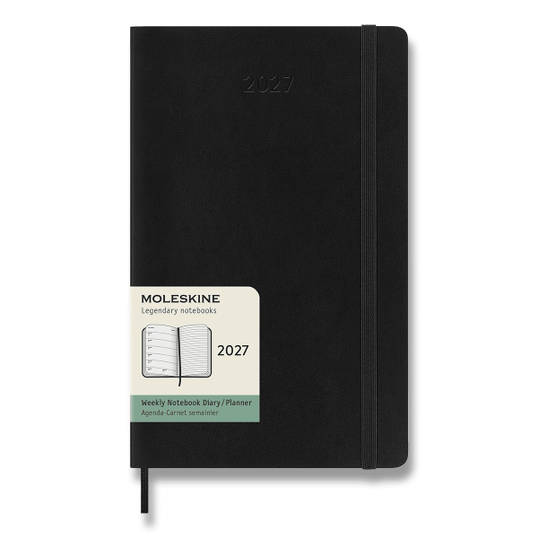 Moleskine Kalender 2027 – Softcover, Größe L, Wochenkalender, verschiedene Farben