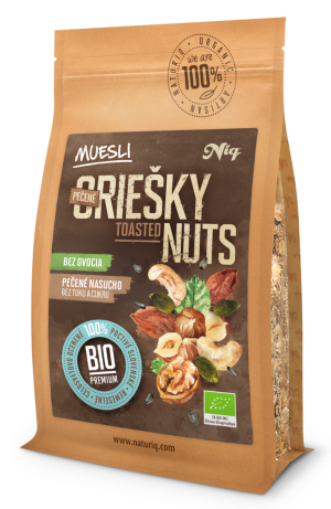 Bio-Müsli mit gerösteten Nüssen, 400 g - Reklamnepredmety