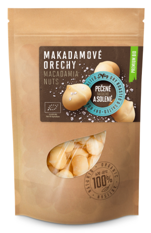 Bio-Macadamianüsse, geröstet und gesalzen - Reklamnepredmety