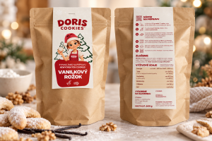 Backmischung für Weihnachtsplätzchen – Doypack - Reklamnepredmety