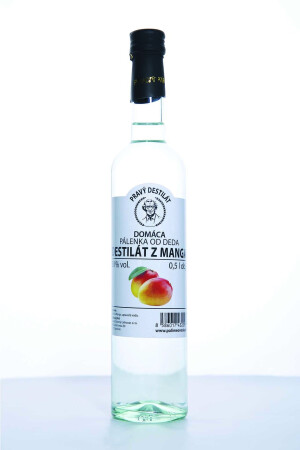 Hausgemachter Brandy vom Großvater – Mangobrandy 50 %, 500 ml - Reklamnepredmety