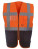 YK801 Multi-Functional Executive Waistcoat - YK801_Hi-Vis-Orange_Black - variant Ls 1000193473