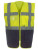 YK801 Multi-Functional Executive Waistcoat - YK801_Hi-Vis-Yellow_Navy - variant Ls 1000193515