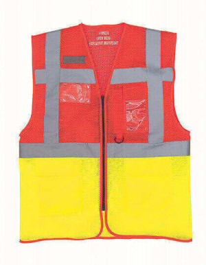 YK820 Hi Vis Top Cool Open Mesh Executive Waistcoat - Reklamnepredmety