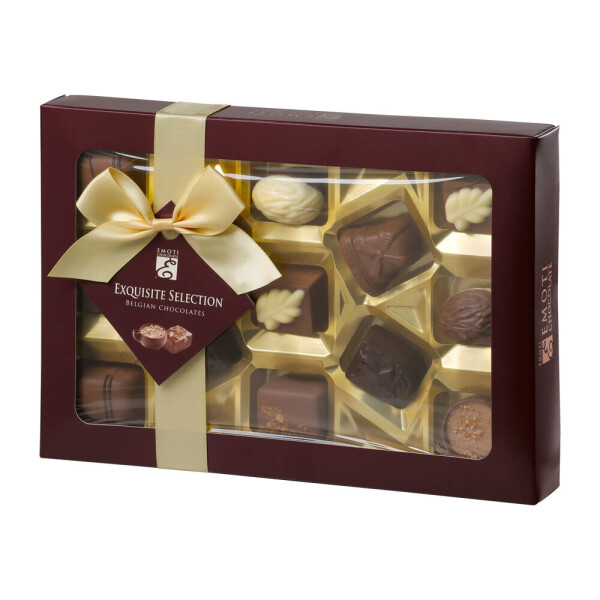 BRUN. Auswahl belgischer Pralinen