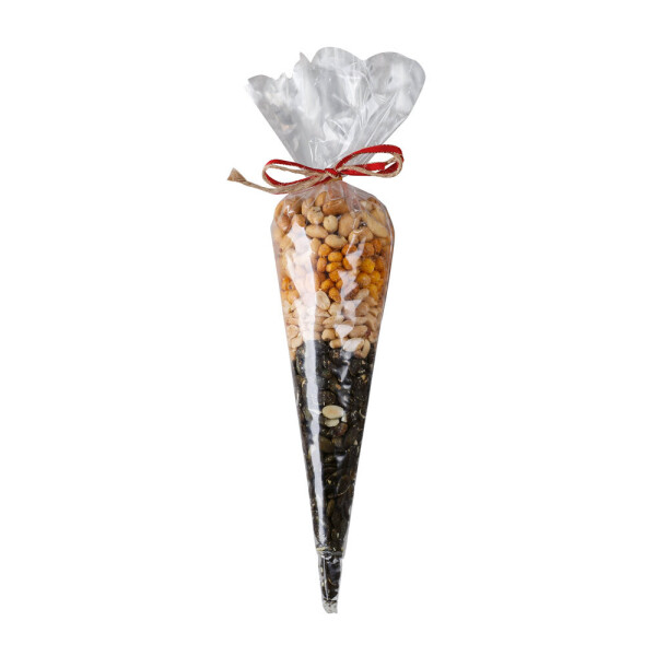 NUTSIE. Weihnachtliche Geschenktüte mit Nüssen