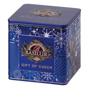 AZUL. 100 % reiner Ceylon-Schwarztee in einer Weihnachtsdose - Reklamnepredmety