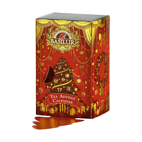 Adventskalender mit Tee.