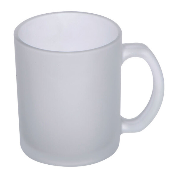 Sublimationsbecher aus mattiertem Glas, 350 ml
