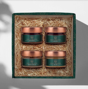 Geschenkpaket 2 (Drei Cremes 125 g + Haselnüsse) - Reklamnepredmety