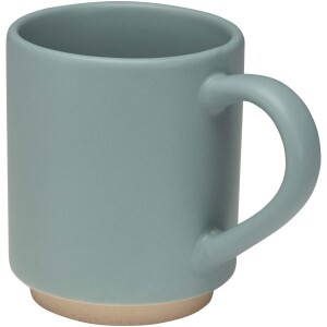 Stapelbarer Keramikbecher Camilla mit einem Volumen von 180 ml und mattierter Oberfläche - Reklamnepredmety