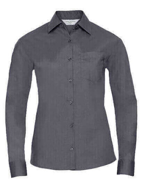 Z934F Ladies´ Long Sleeve Polycotton Poplin Shirt - Reklamnepredmety