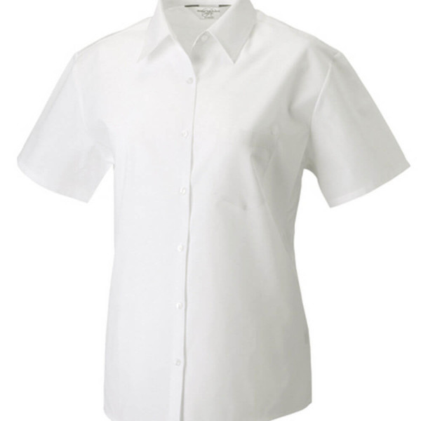 Z935F Ladies´ Short Sleeve Polycotton Poplin Shirt