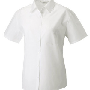 Z935F Ladies´ Short Sleeve Polycotton Poplin Shirt - Reklamnepredmety