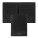 Card holder with flap Grid Black - HLF632A-1 - variant Ps HLF632A