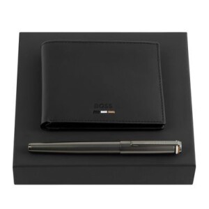 Set HUGO BOSS (rollerball pen & wallet) - Reklamnepredmety
