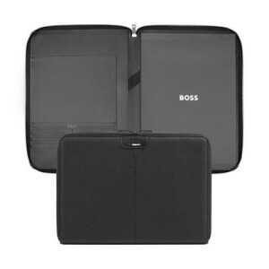 Conference folder zip A4 Emblematic Black - Reklamnepredmety