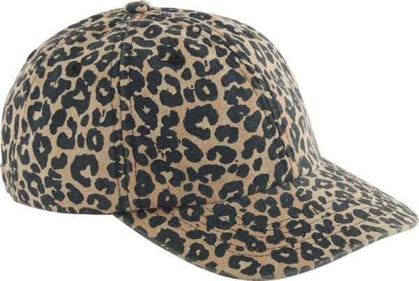 6 Panel Kappe "Leopard Print" B 110