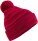 Strickmütze mit Pompon "Team Stripe" B 476 - ps-530476-beechfield-b-476-red-front-174237fe-a66f-43b1-8064-ff980c9b2ebe-web - variant 