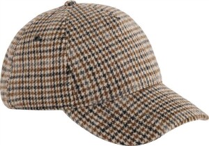 5 Panel Kappe "Wool Blend Check" B 625 - Reklamnepredmety