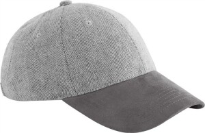 6 Panel Kappe "Herringbone Suede" B 627 - Reklamnepredmety