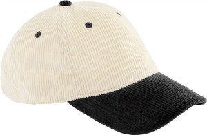 6 Panel Kappe "Contrast Corduroy" B 690 - Reklamnepredmety