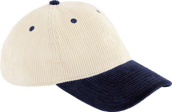 6 Panel Kappe "Contrast Corduroy" B 690