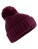 Toasty Patch Beanie - cb329-burgundy - variant 
