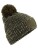 Ramble Patch Pom Beanie - cb331-moss-green-twist - variant 