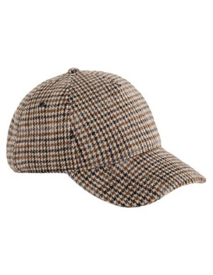 Wool Blend Check Cap - Reklamnepredmety