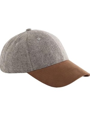 Suede Peak Herringbone Cap - Reklamnepredmety