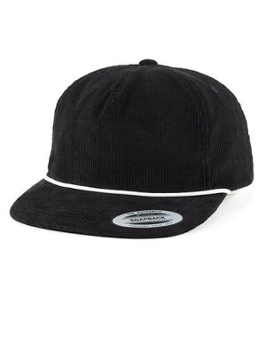 YP CLASSICS Unstructured Corduroy cap with braid rope - Reklamnepredmety