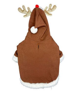 Dog Reindeer Hoodie - Reklamnepredmety
