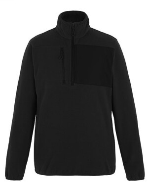 Aktives Microfleece-Sweatshirt mit halbem Reißverschluss - Reklamnepredmety