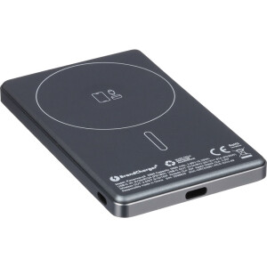 Brandcharger powerbanka 5 000 mAh z recyklovaného materiálu - Reklamnepredmety