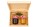 Geschenkset – 2 Honigdosen mit Rock und langem Honigtopf in einer Holzbox - 70426 - variant 