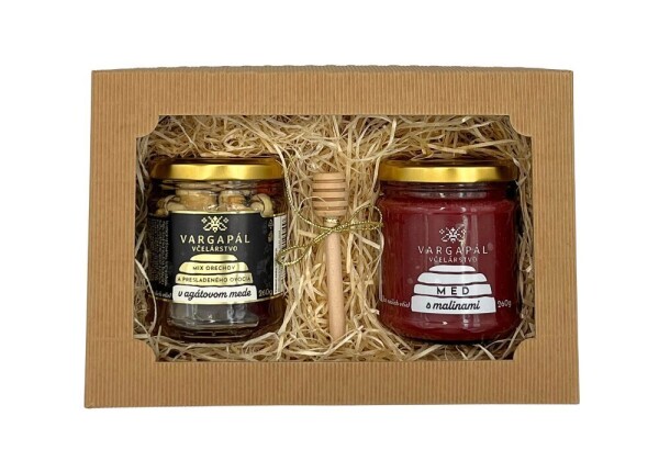 Geschenkset mit 2 Honigleckereien