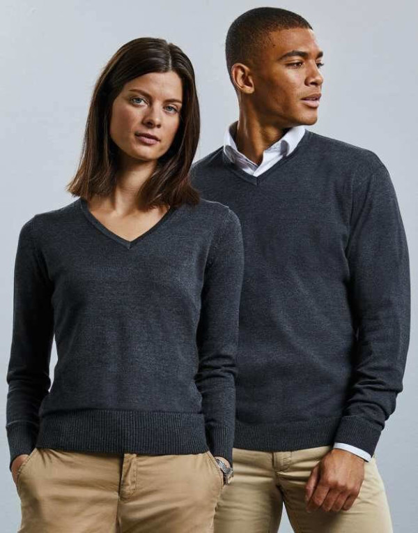 V-Neck Knit-Pullover