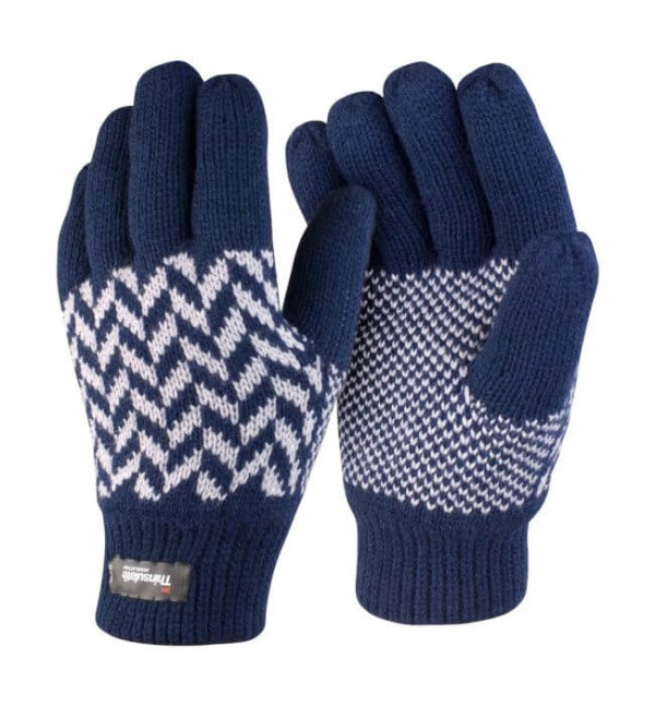 Pattern Thinsulate Handschuhe
