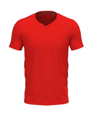 Stretch-T V-neck for men - Reklamnepredmety
