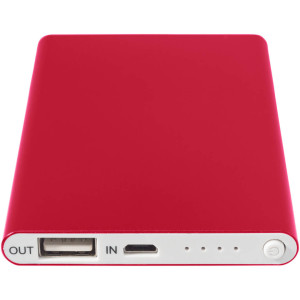 Pep 4000 mAh Aluminium Powerbank - Reklamnepredmety