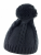 Pom Pom Beanie - cierna - variant 