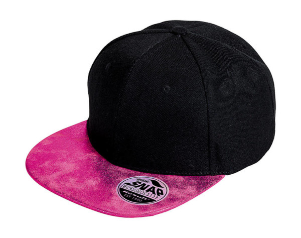 Bronx Glitter Flat Peak Snapback Cap RC087X