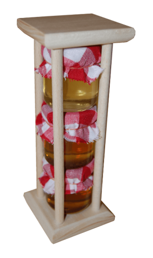 Set mit 3 Honigen in antiken Säulen - Reklamnepredmety