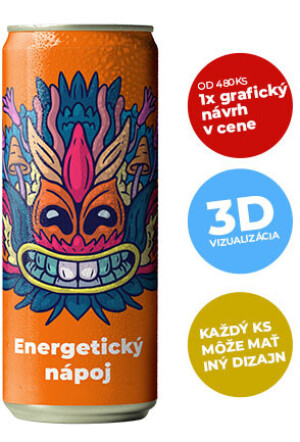 Energiegetränk 250 ml - Reklamnepredmety