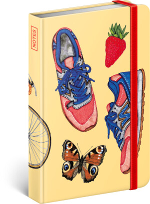 NOTIQUE Notes Tenisky – Kateřina Kynclová, linajkovaný, 11 x 16 cm - Reklamnepredmety