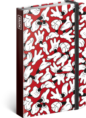 NOTIQUE Notes Mickey, linajkovaný, 11 x 16 cm - Reklamnepredmety