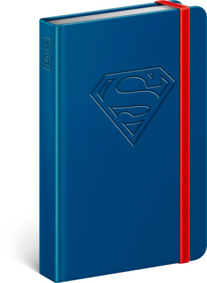 NOTIQUE Notes Superman – Logo, linajkovaný, 11 x 16 cm - Reklamnepredmety