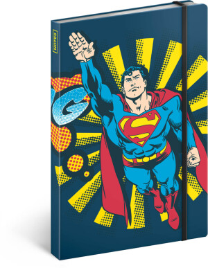 NOTIQUE Notes Superman – Bang, linajkovaný, 13 x 21 cm - Reklamnepredmety